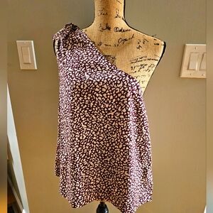 GAP one shoulder cotton top